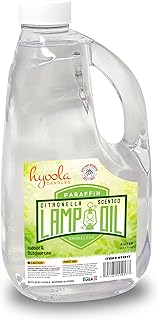 Sponsored Ad - Citronella Lamp Oil, 67.6 oz. (2 Liter) - Smokeless Insect and Mosquito Repellent Scented Paraffin Fluid fo...