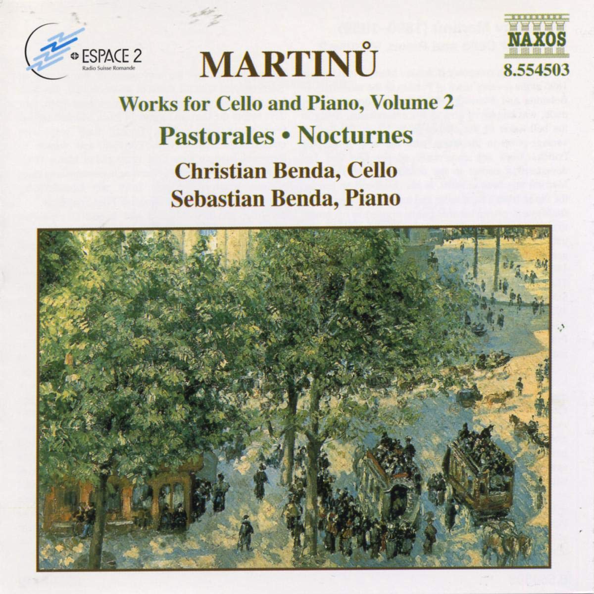 Martinu: Works for Cello/Piano V2