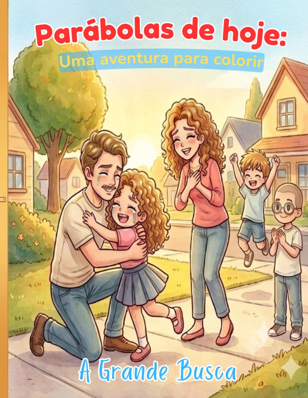 A Grande Busca: Parábola do A Ovelha Perdida para crianças para colorir (Parábolas de Hoy: Una aventura para colorear)