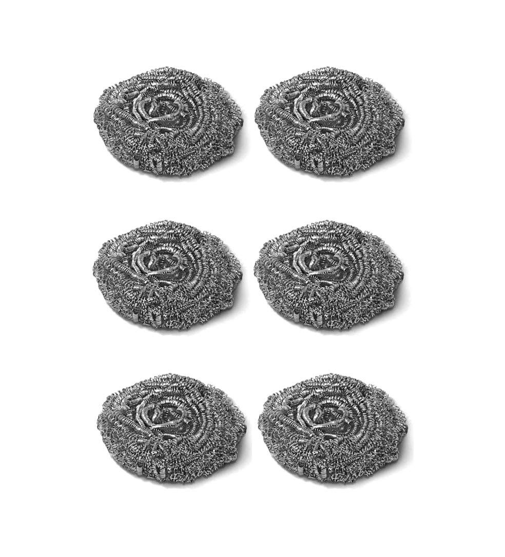 Brite Guard Stainless Steel Scrubber (Grey, Pack Of 6) (B07571ZS7S) Amazon Price History, Amazon Price Tracker