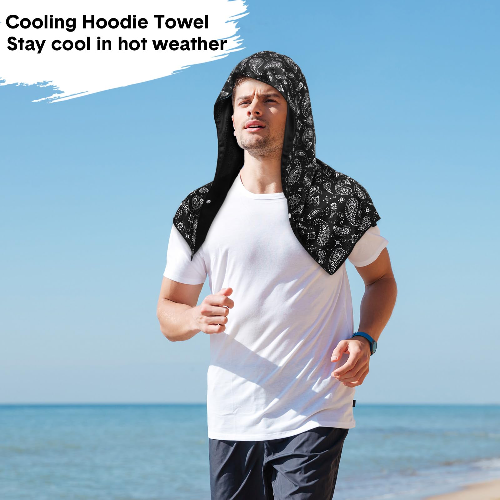 I Tested The Mission Cooling Hoodie Towel And It's A Game-Changer For Summer Workouts