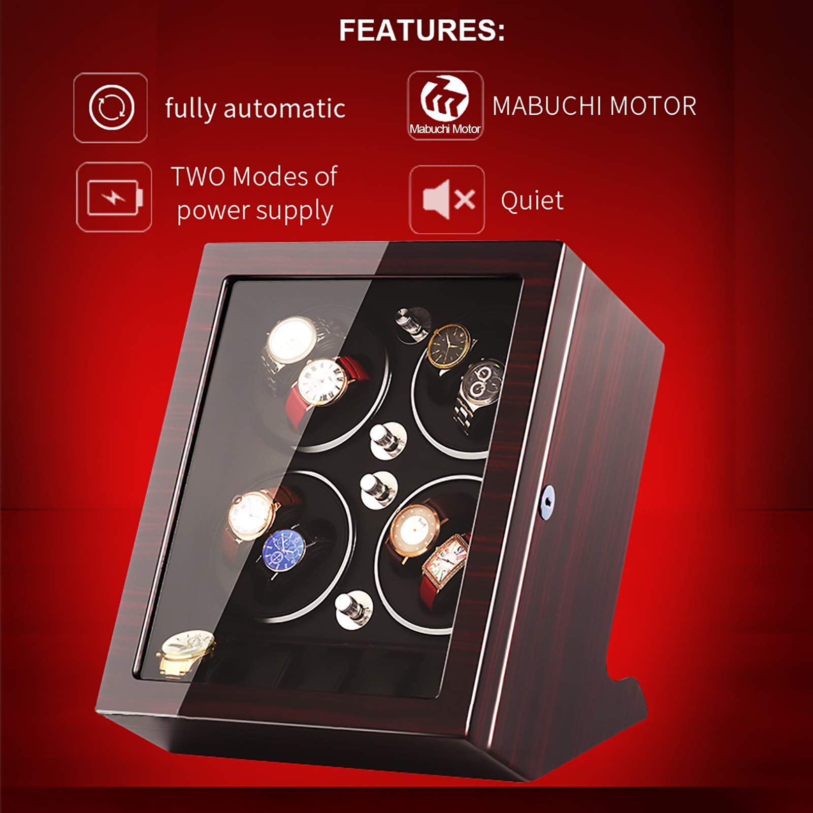 Orologio avvegno di Orologio 8+5 Shaker Orologio Meccanico Orologio Meccanico Vento Motori rotatore Moto Gioiello Orologio per Orologio armadietto avvegno