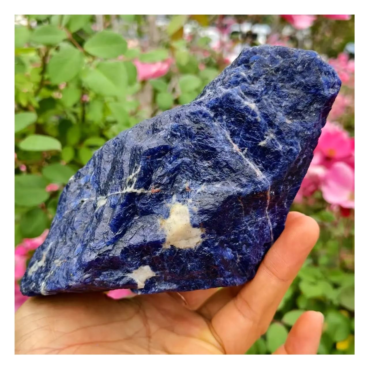 1 stücke 500-600g Blau Natrium Stein Grobe Rock Quarz Kristall Erz Gemstone Stone