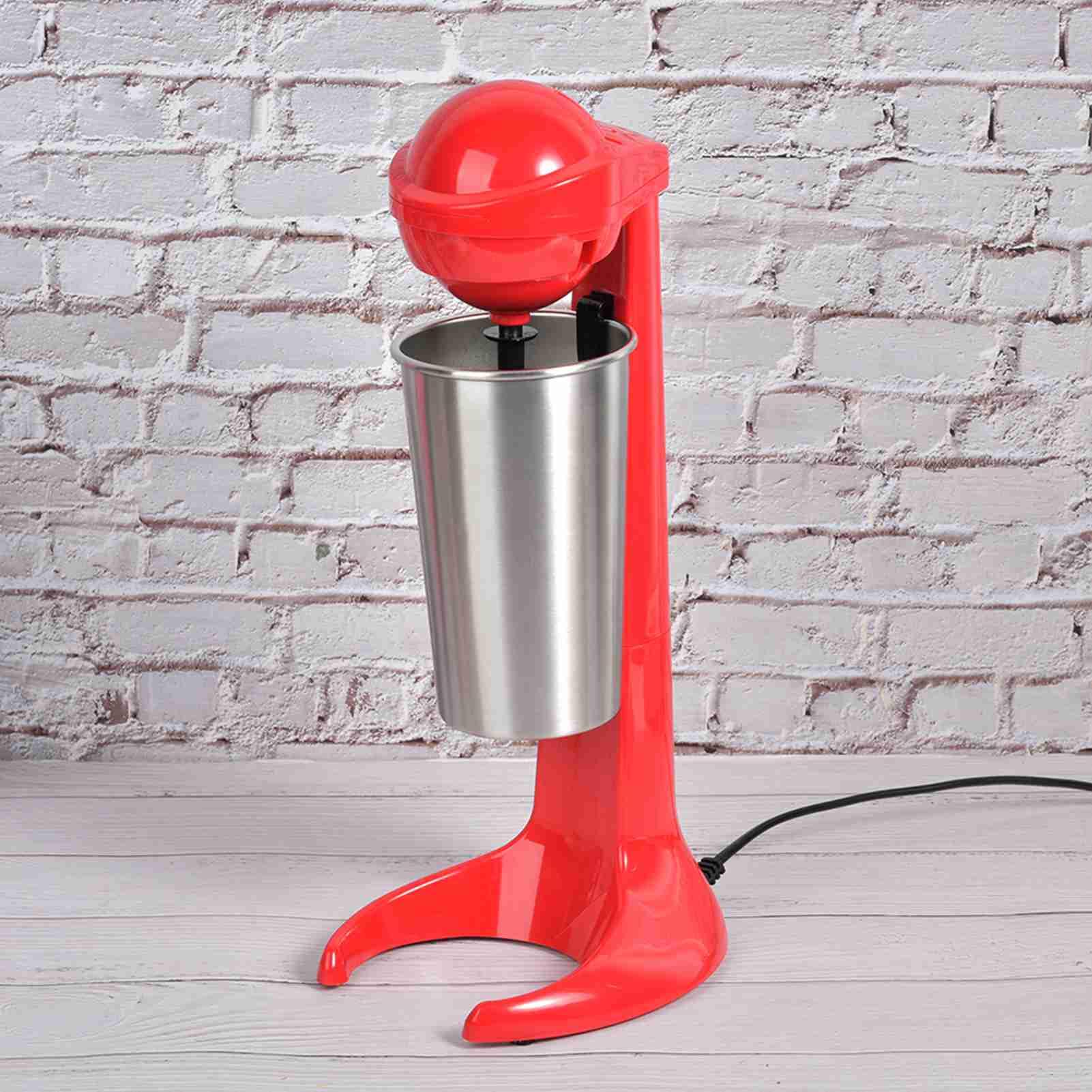 Batidora eléctrica de doble cabezal, mezclador de bebidas de café, licuadora de leche para Bar en casa, enchufe europeo de 220V