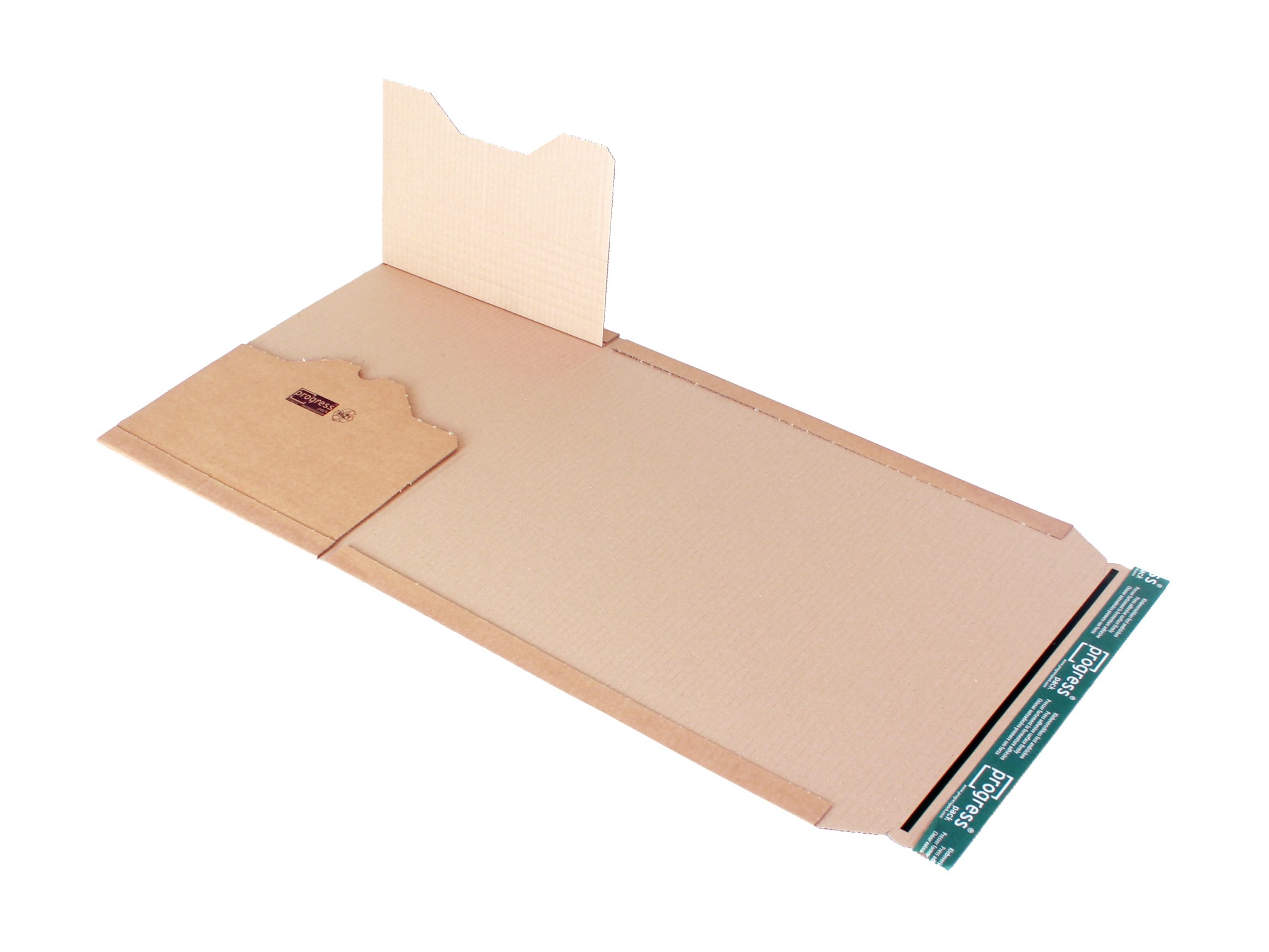 Universal-Versandverpackung Premium PP B02.14 aus Wellpappe, DIN C4+, 335 x 275 x bis 80 mm, 20-er Pack, braun