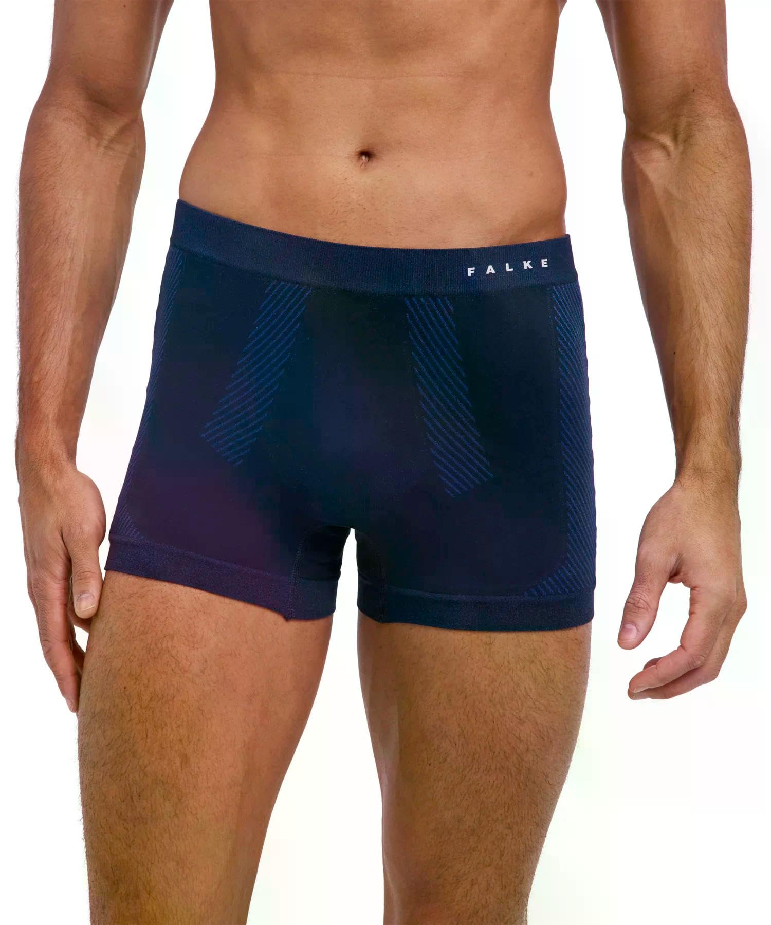 FALKE Herren Baselayer-Unterwäsche Warm M Bx Funktionsmaterial schnelltrocknend 1 Stück, Blau Space Blue 6116, S