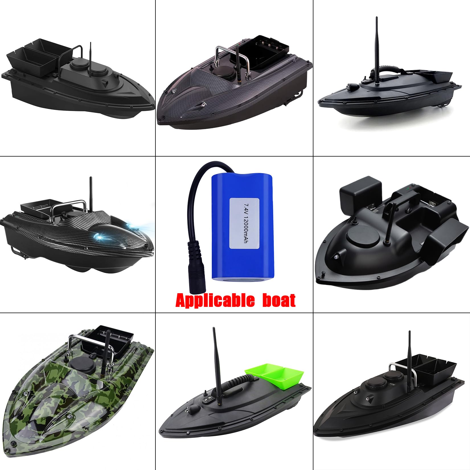 Señuelo de pesca RC Marine batería de litio (12000 mAh)