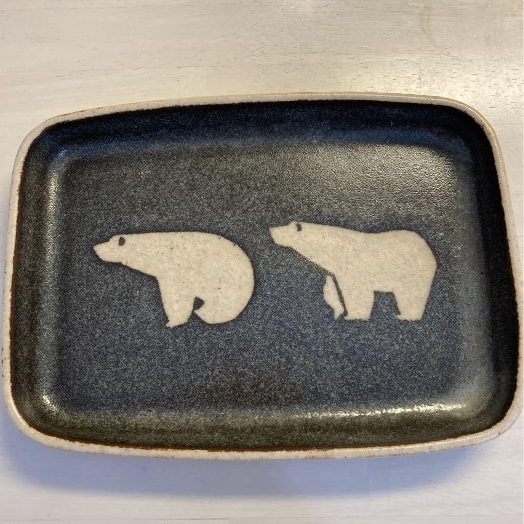 Lucyqian 苔色工房 シロクマプレート3点 苔色工房オンラインショップ