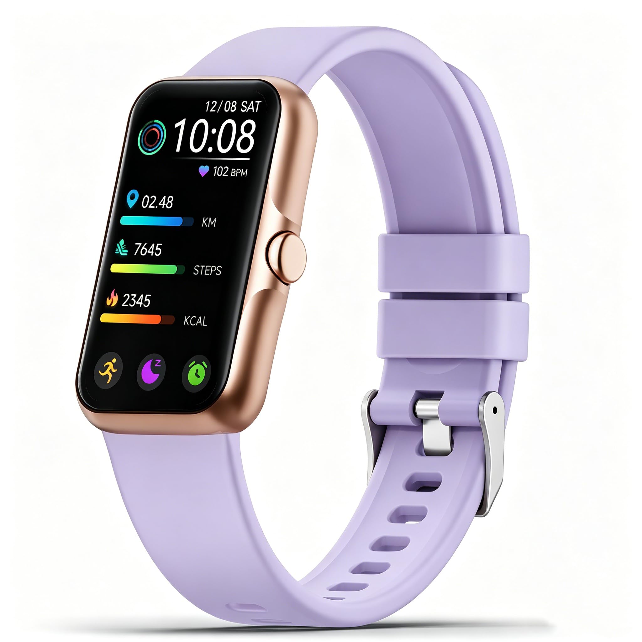 JYUAJOI Fitness Tracker Purple Pink