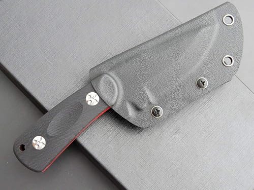 Miniatura 7 de Eafengrow EF121 EDC Cuchillo de hoja fija D2 Hoja de acero G10 Mango con fundas Kydex para actividades al aire libre Camping