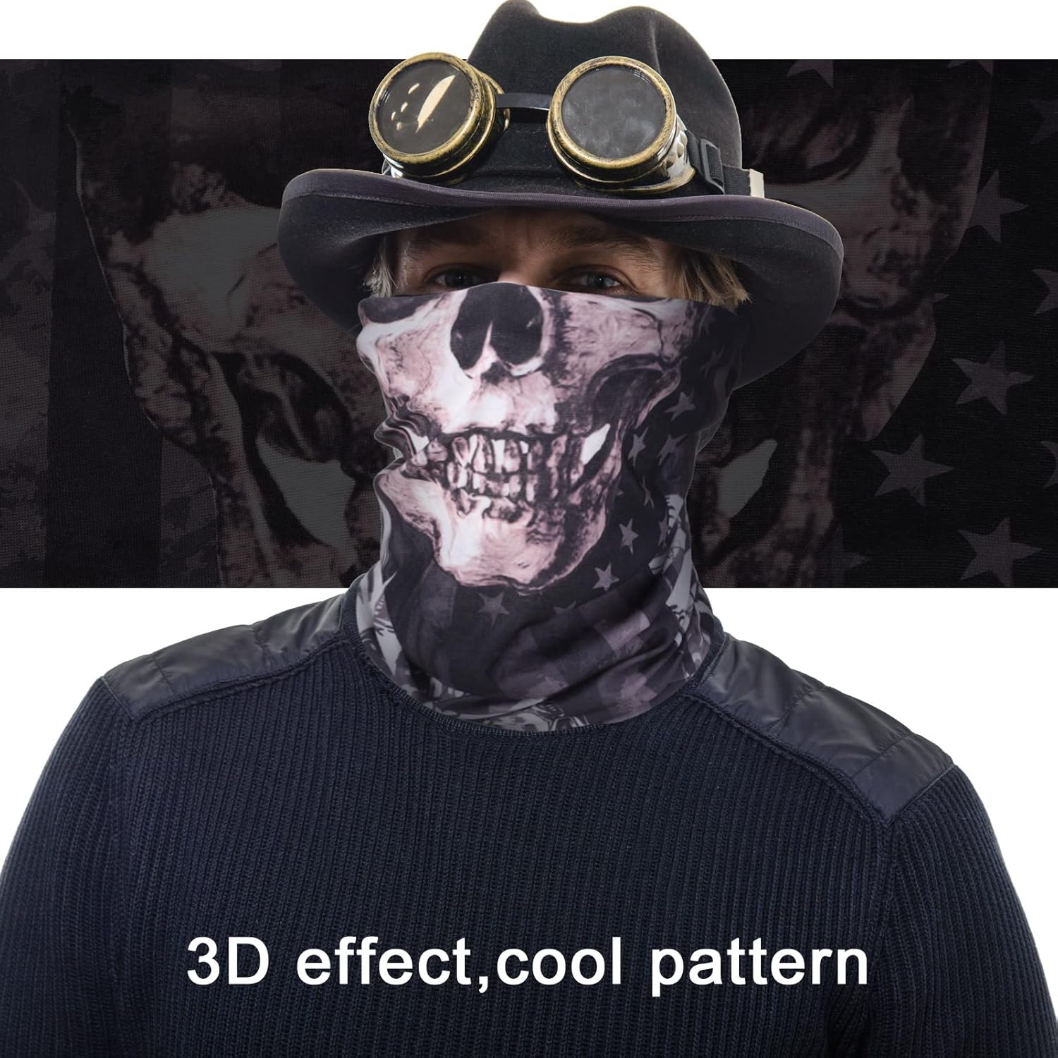 Bonuci 100 Pcs Neck Gaiter Bulk Seamless Neck Gaiter Face Coverings Breathable Elastic Headwear Bandana for Women Men - Image 6