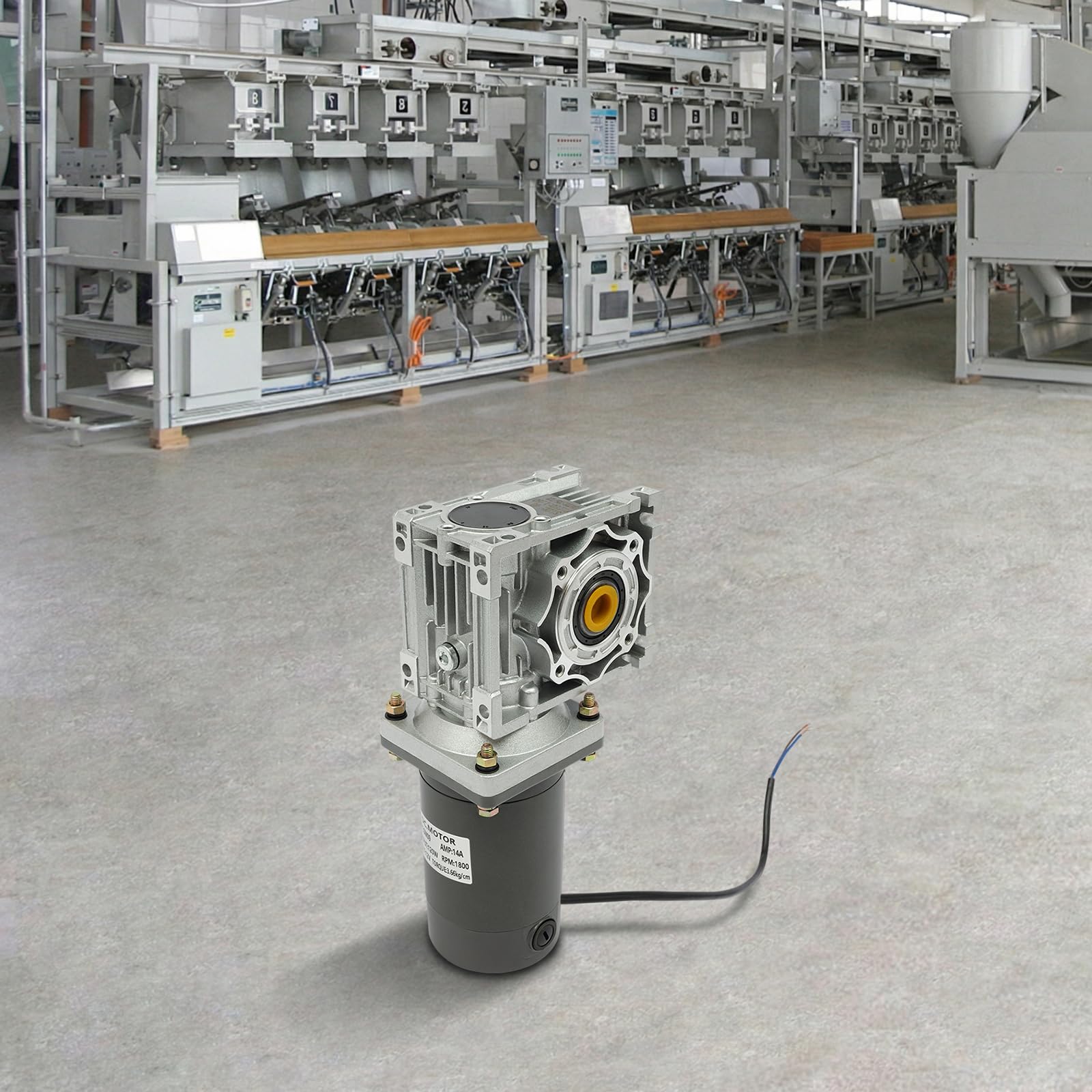 Getriebemotor 12V DC Schneckengetriebemotor 1800 U/min 1:50 Selbstsperrfunktion Reversierfunktion