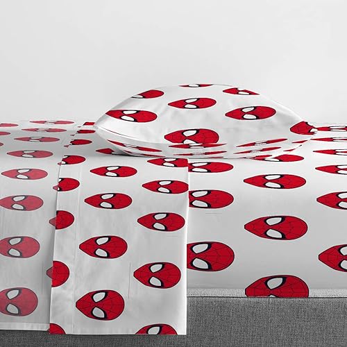 Miniatura 4 de Jay Franco, Marvel Spiderman Spidey Daze - Juego para habitación 6 piezas juego de cama tamaño twin y cortinas de microfibra supersuave resistente a