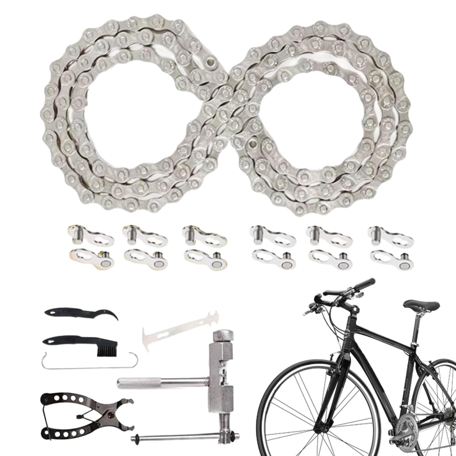 Kit de chaîne de vélo monovitesse pour vos balades en cruiser - 8
