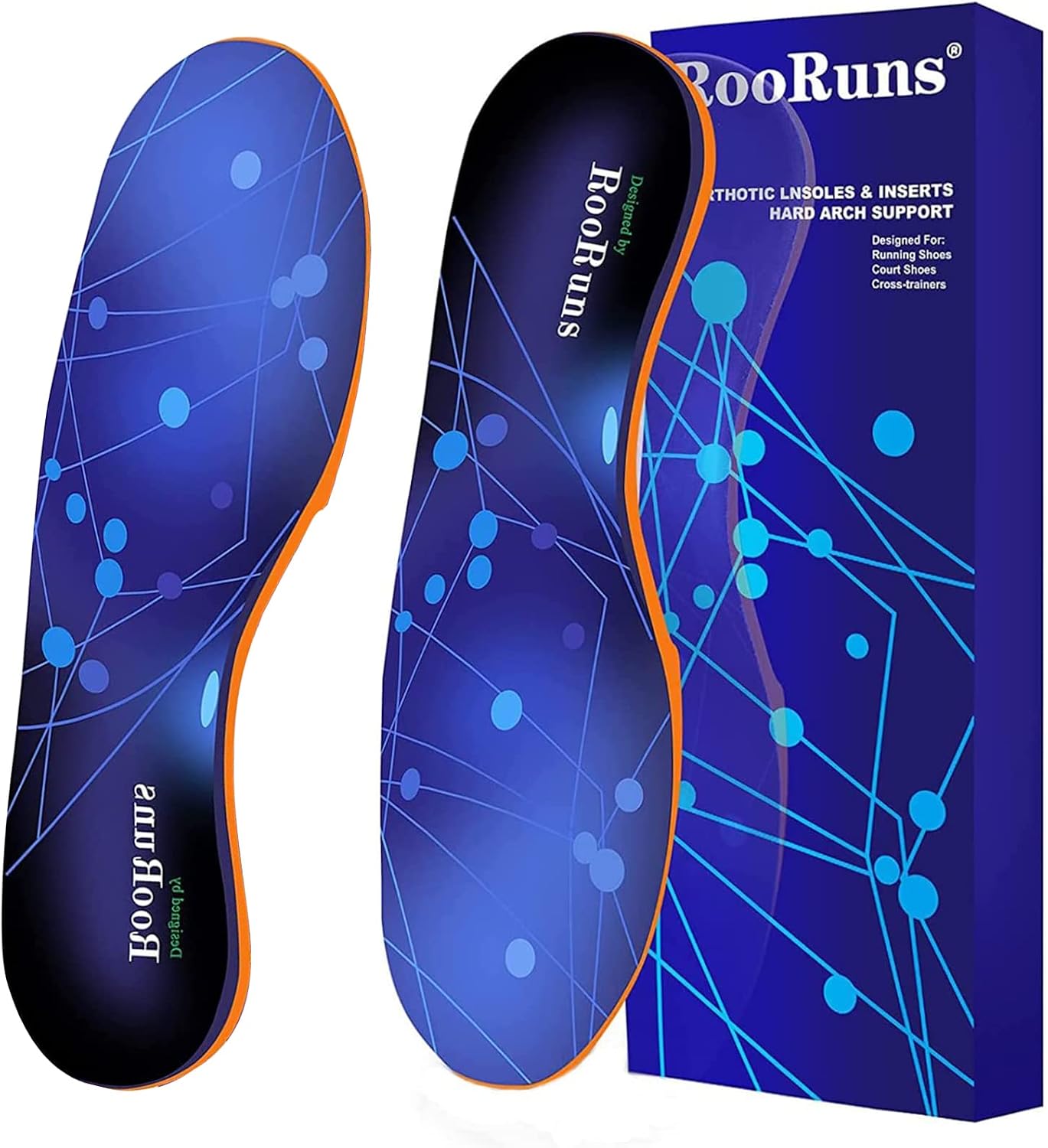 220+lbs Plantar Fasciitis Insoles Arch Supports Orthotics Inserts Relieve Flat Feet, High Arch for Arch Pain Heavy Duty Support Pain Relief, L | Women's 12-13.5, Men's 11-12.5