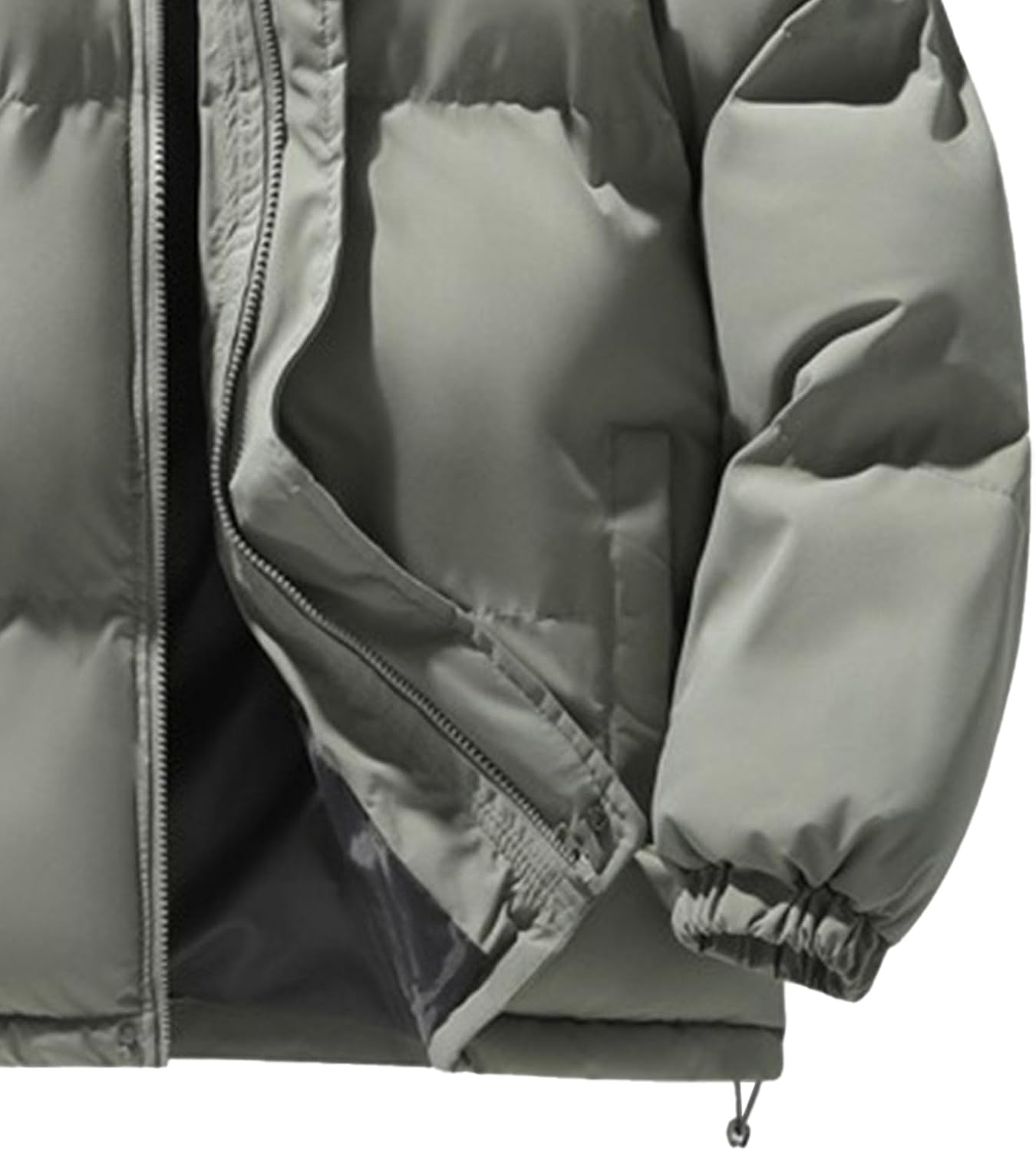 Men's Waterproof Puffer Jacket Winter Coat w/Removable Hood - Insulated Thicken Warm Parka for Ski Snowboard