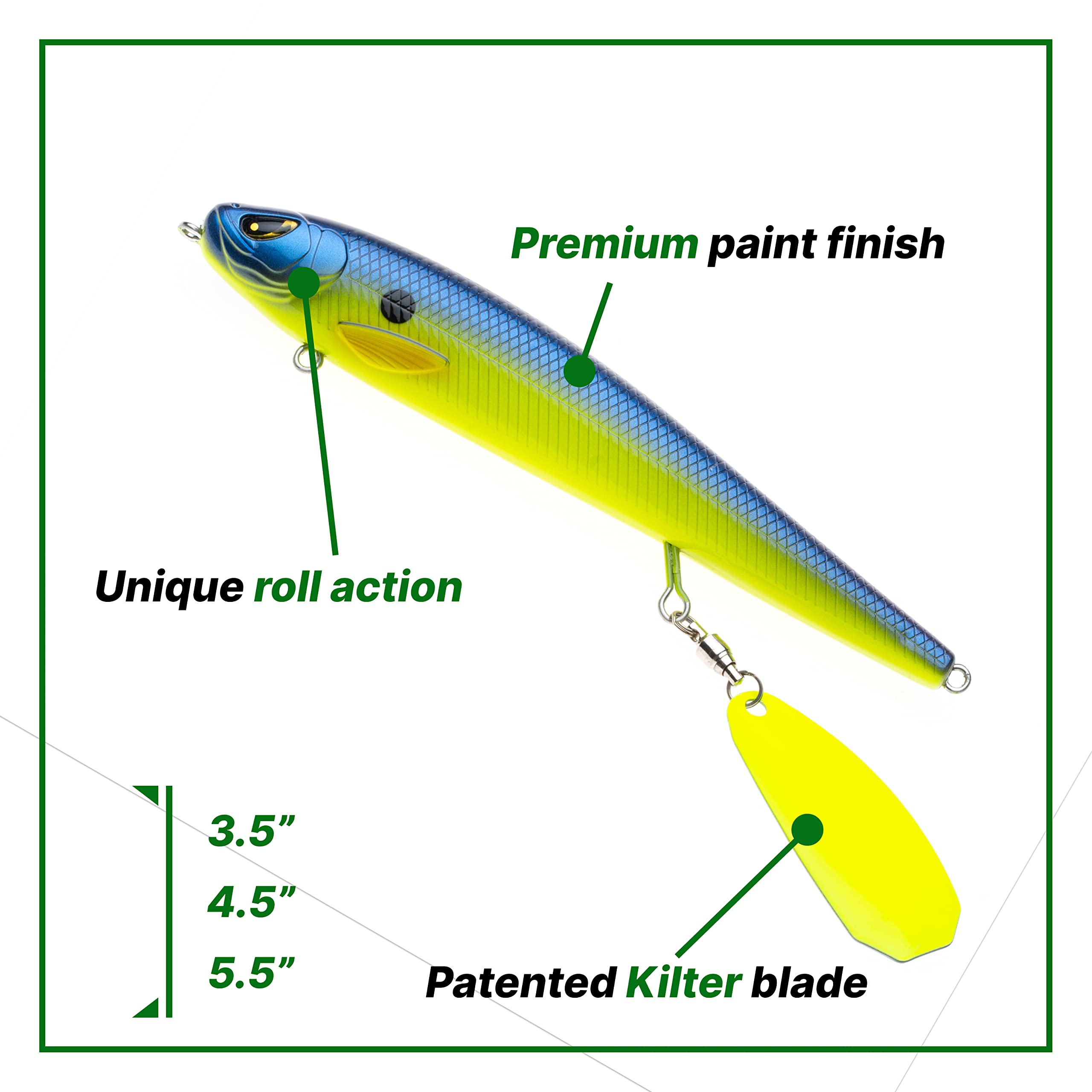 Freedom Tackle Clacking Topwater Mischief Minnow HD