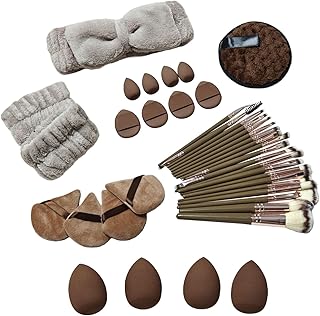 Juego de 40 brochas de maquillaje con esponja...