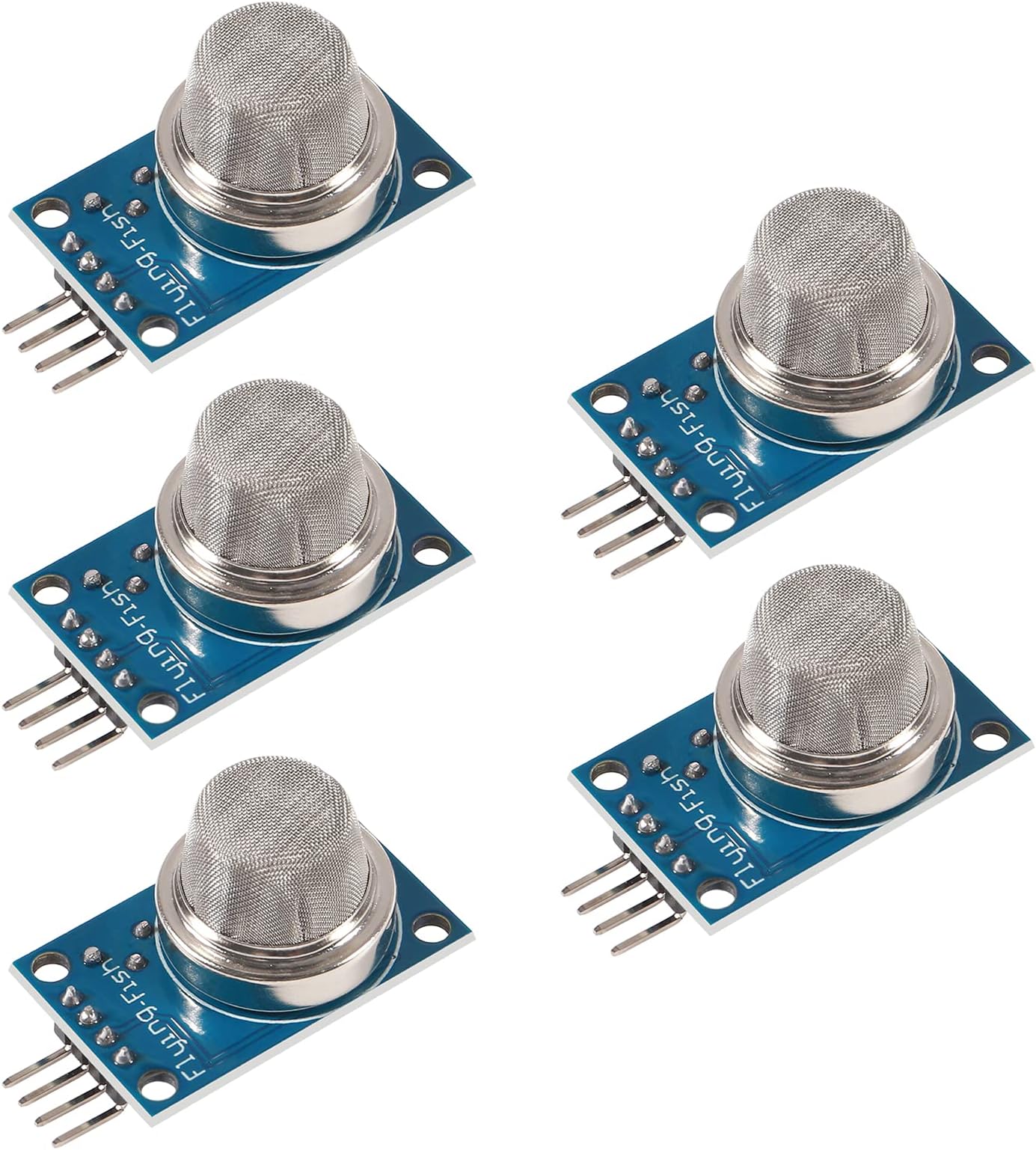 AITRIP 5 PCS MQ-135 MQ135 Air Quality Gas Smoke Detection Sensor Module Compatible with Arduino and Raspberry Pi