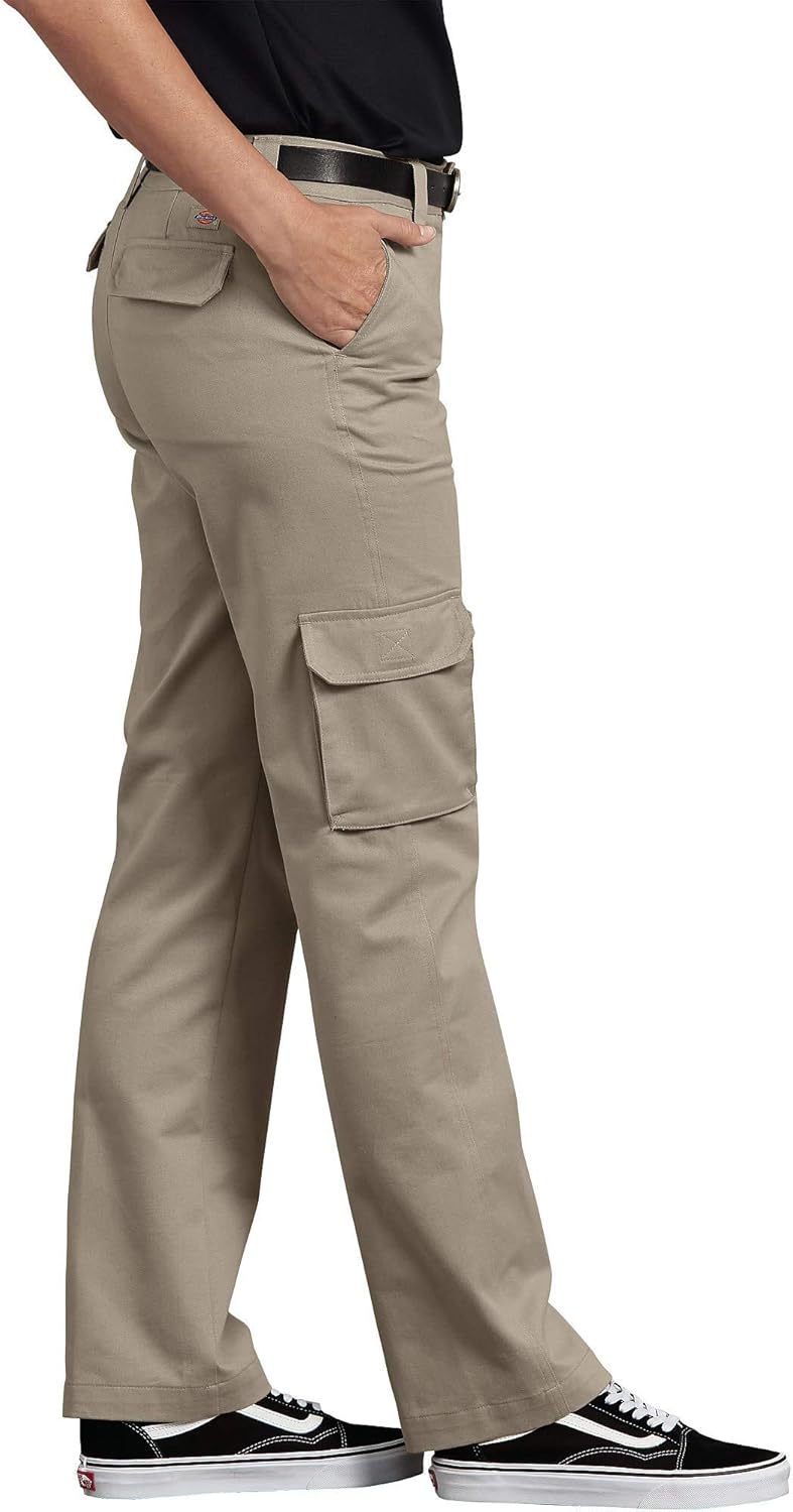Dickies Women's Relaxed Fit Stretch Cargo Straight Leg Pants - Image 3