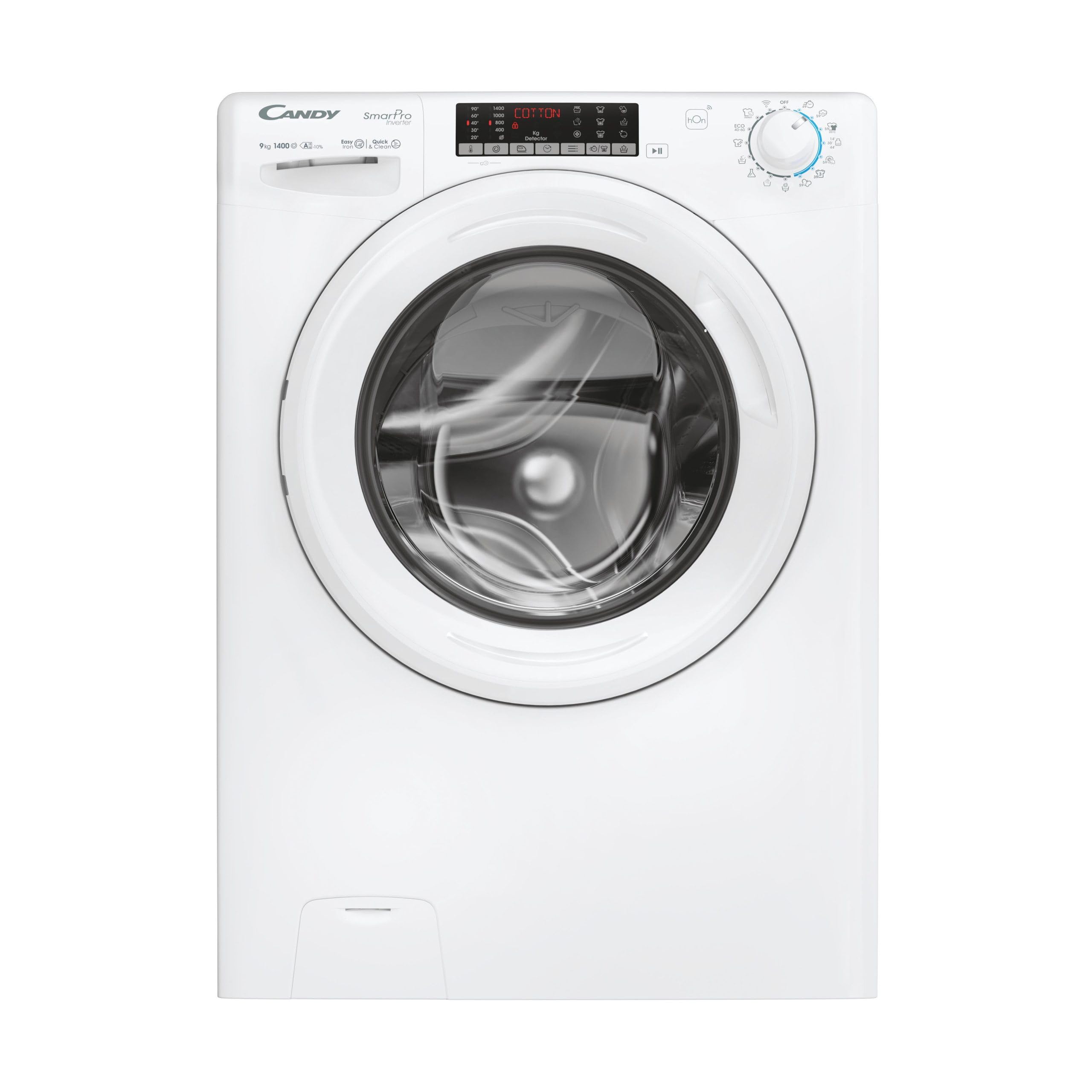 Lavadora carga frontal - CANDY Smart Pro Inverter CSO 496TWM6/1-S, 9 kg, 16 programas, Blanco