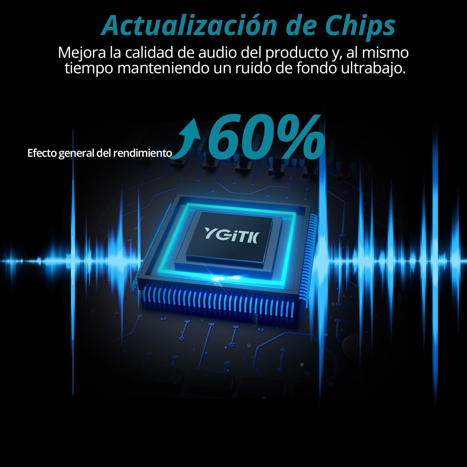 Amplificador de Auriculares Estéreo Portátil-4 Canales con Controles de Volumen y Entradas AV/3.5mm/6.35mm - 8 Salidas Estéreo de 3.5mm/6.35mm para Escenario-Actualización de Chip