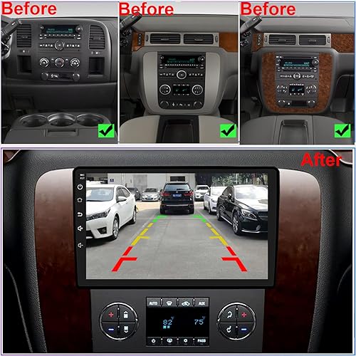 Miniatura 4 de Para Chevrolet Silverado Impala Tahoe GMC Acadia Sierra Yukon Radio Actualización Android Estéreo 10.1 "IPS Pantalla táctil 2G RAM 32G ROM