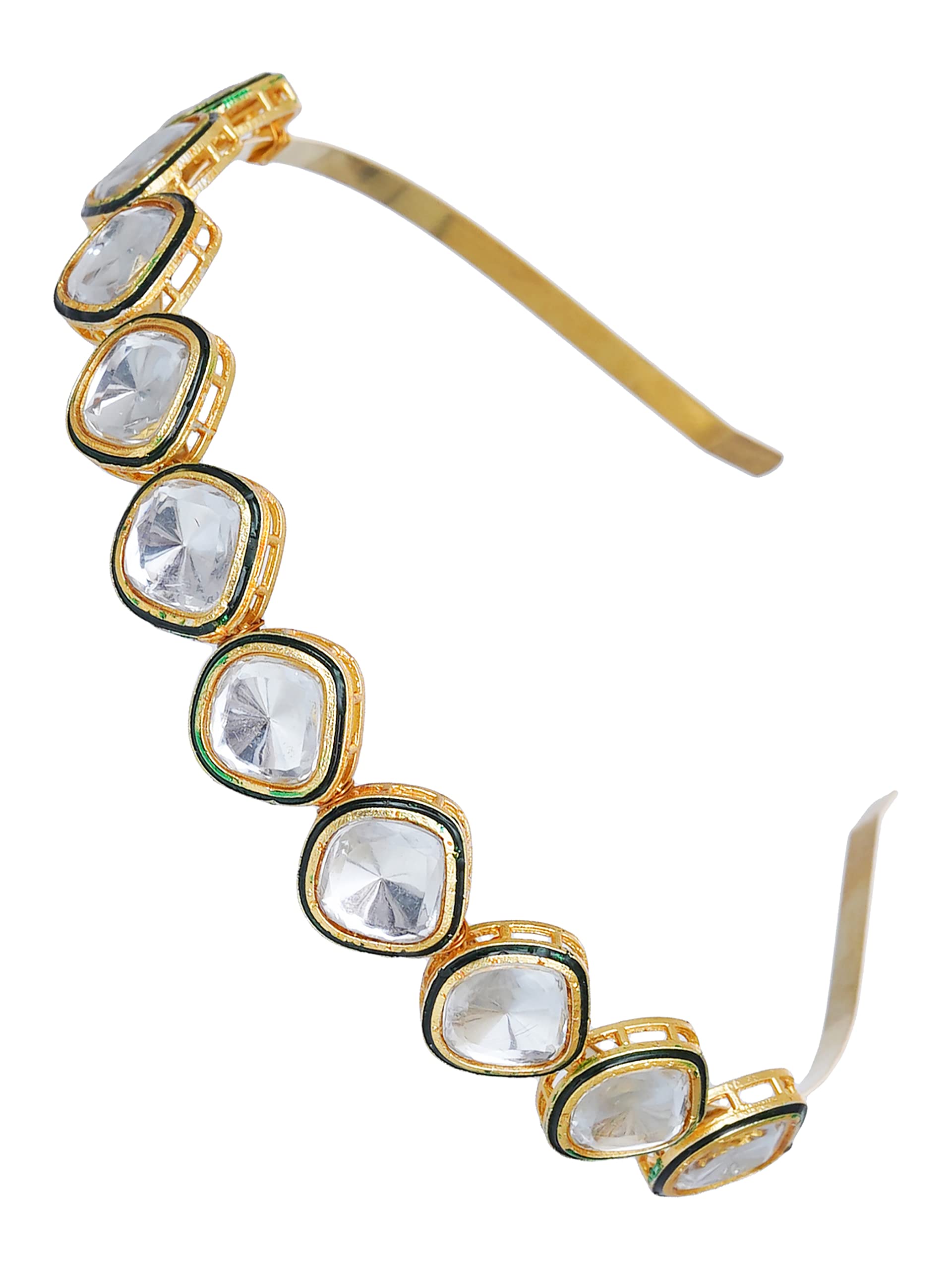See full amazon price history chart for Ahoora Gold Plated Kundan Hairband For Women Ahoora Gold Plated Kundan Hairband For Women (B0C36TK7YK) Amazon Price History, Amazon Price Tracker