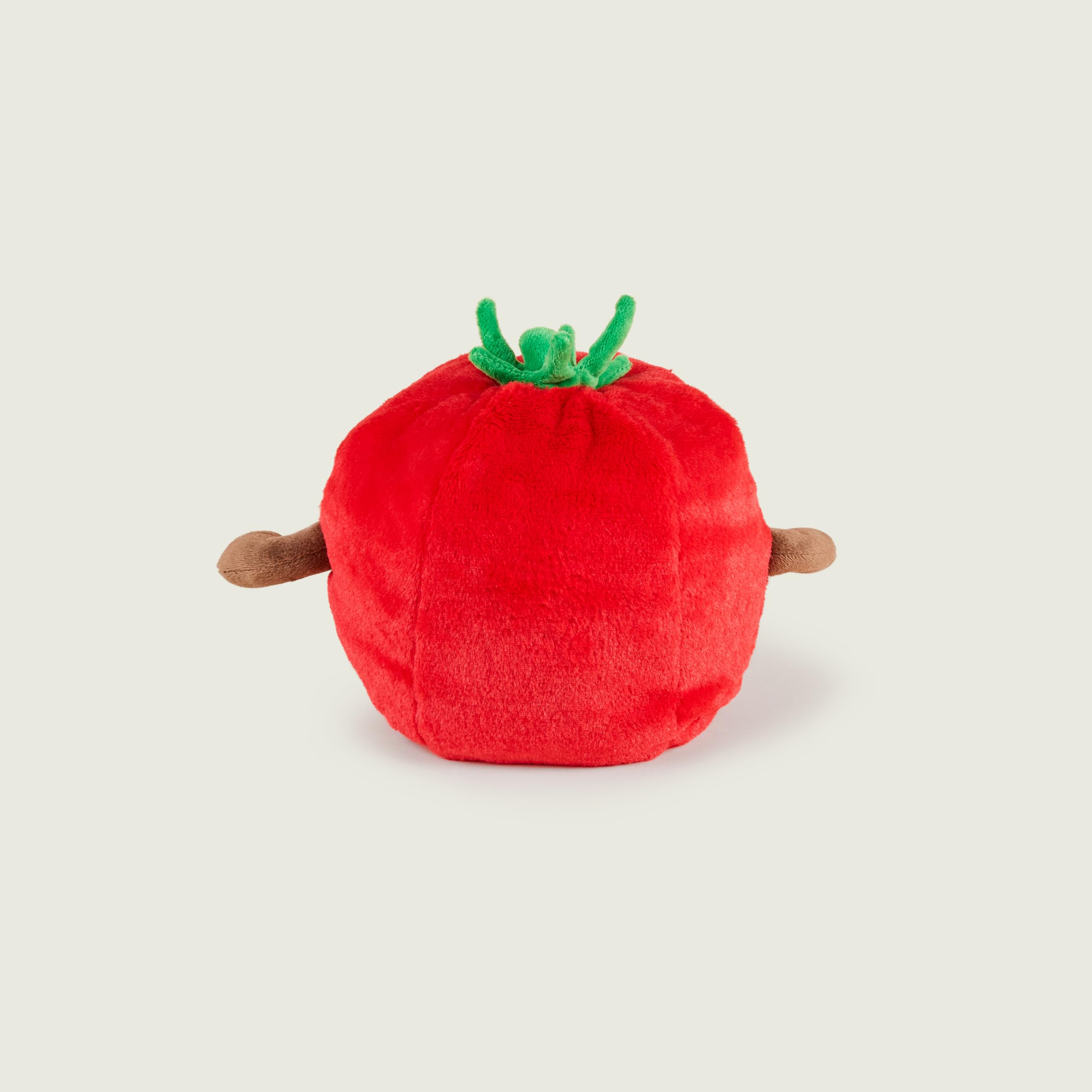 Warmies Tomate Große Größe, Vollständig Mikrowellengeeignet und Gewichtetes Kuscheltier für Angst, Im Gefrierschrank kühlen oder in der Mikrowelle erwärmen, Weiches Wärmekissen