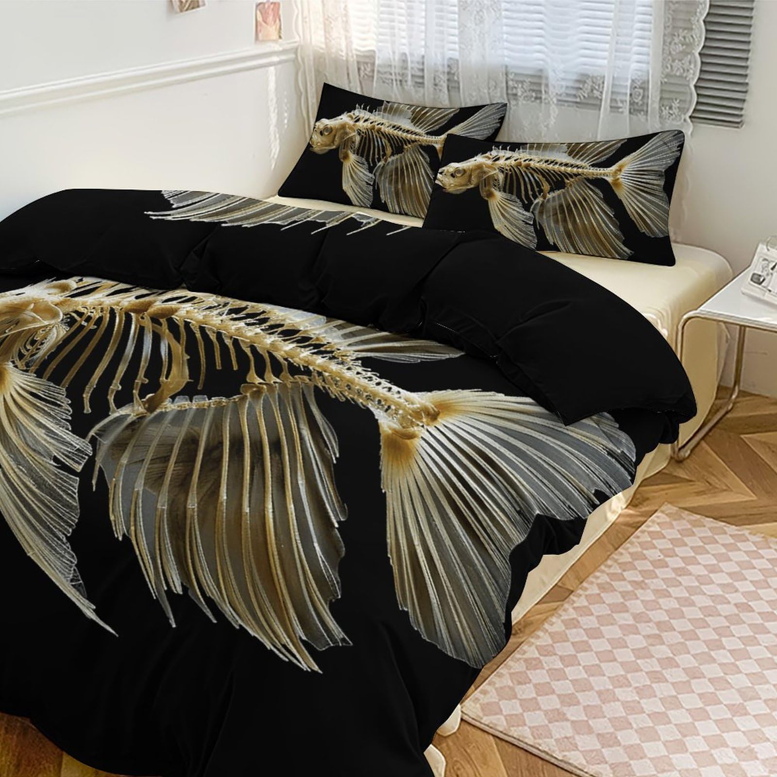 Parure de lit microfibre douce lit jumeau contre la transpiration nocturne