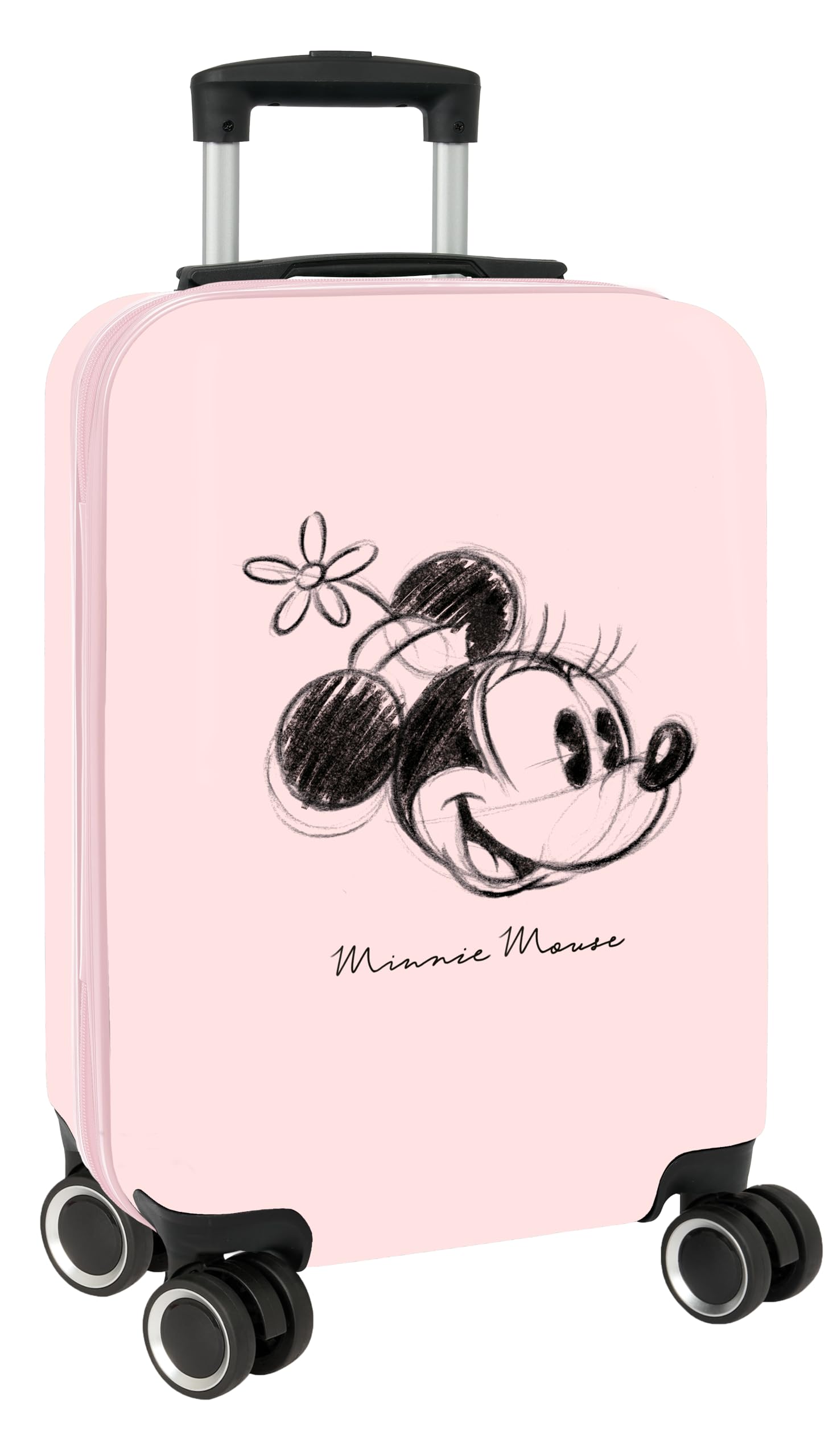 Minnie Mouse Baby - Trolley de Cabina 20 Pulgadas, Maleta con Ruedas, Candado de Seguridad, Maleta Ligera, 34.5x20x55 cm