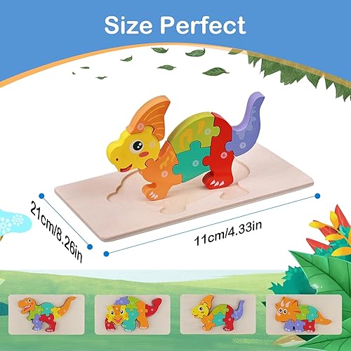 Miniatura 6 de Rompecabezas de madera para niños de 3 a 5 años, juguetes de bloques de números para niños de 2 a 4 años de edad temprana, niños cognitivos,