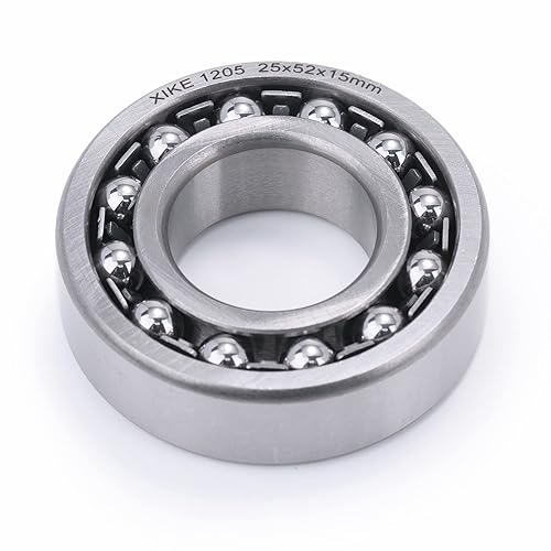 Miniatura 47 de XIKE 1 Pcs 108 Self-Aligning Ball Bearings 8x22x7mm, Open and Chrome Steel Fits DIY/Fans/Industrial/Agriculture/Pulp/Paper/Beverage/Textile