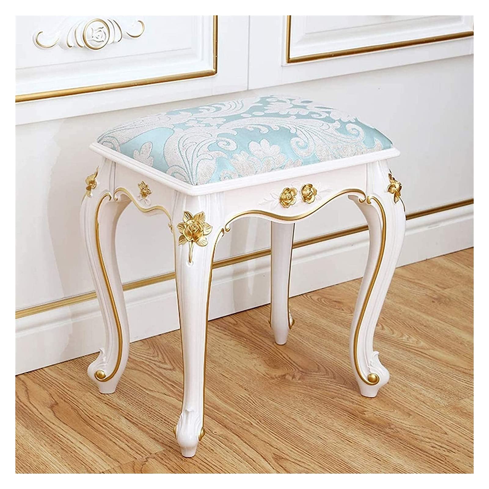 Repose-pieds rembourré moderne tabouret coiffeleuse chambre design chic