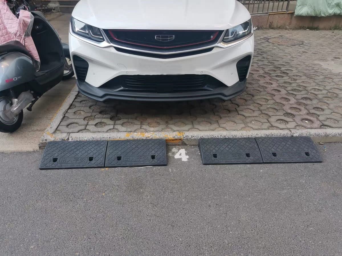 Gumowa rampa krawężnikowa Rampa samochodowa, antypoślizgowe rampy krawężnikowe, rampy dla wózków inwalidzkich, rampa progowa o dużej wytrzymałości Wysokość rampy 3-19 cm, na podjazd, chodnik, samoch