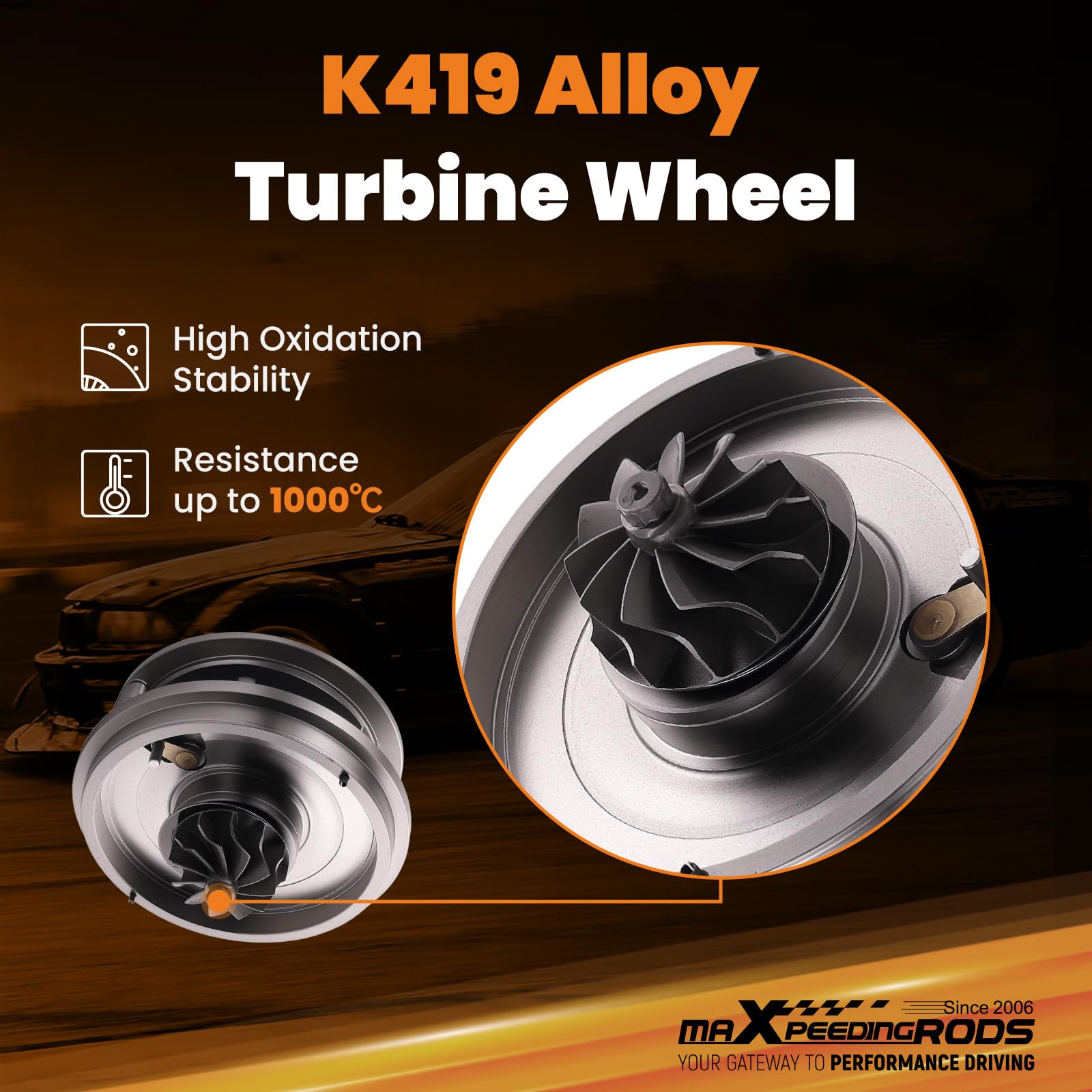 maXpeedingrods Zestaw turbosprężarek turbosprężarki turbo kartridż do BMW 120d 220d 320d 520d X1 X3 2.0d 49135-09610 49335-00584 N47