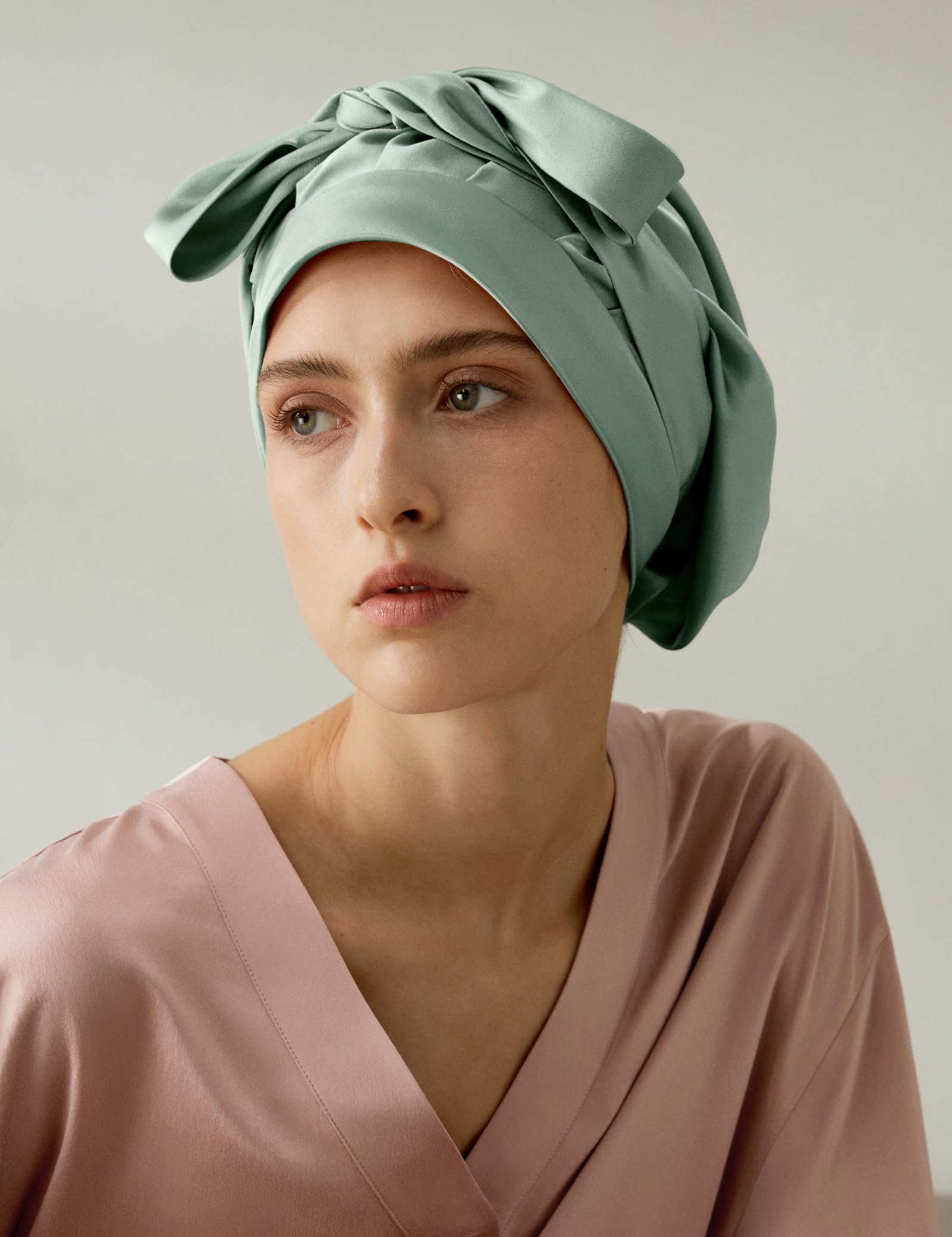 LilySilk Damen 100% Reine Maulbeerseide Seidenmütze zum Schlafen