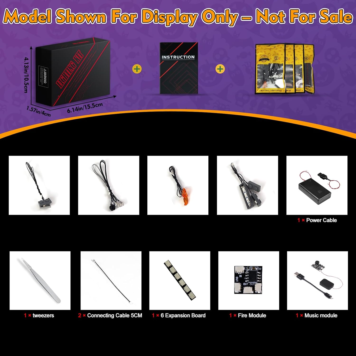 Light kit Compatible with Lego 31167 Haunted Mansion - No Model Only Light, LED Lighting Accessories Compatible with Lego 3-in-1 Haunted Mansion (Music Version)