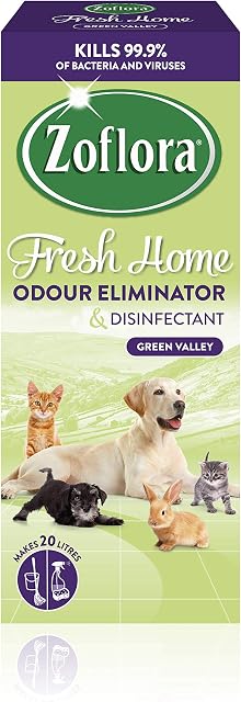 Zoflora Fresh Home, Green Valley 500ml, Concentrated 3-in-1 Multipurpose Disinfectant Kills 99.9% of Bacteria & Viruses