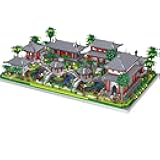 LanZhon Architecture of Suzhou Garden Micro Building Blocks Set,Large Creative Building Set Toys Gifts for Adults and Kids, 3988PCS Micro Mini Bricks Kit for Display