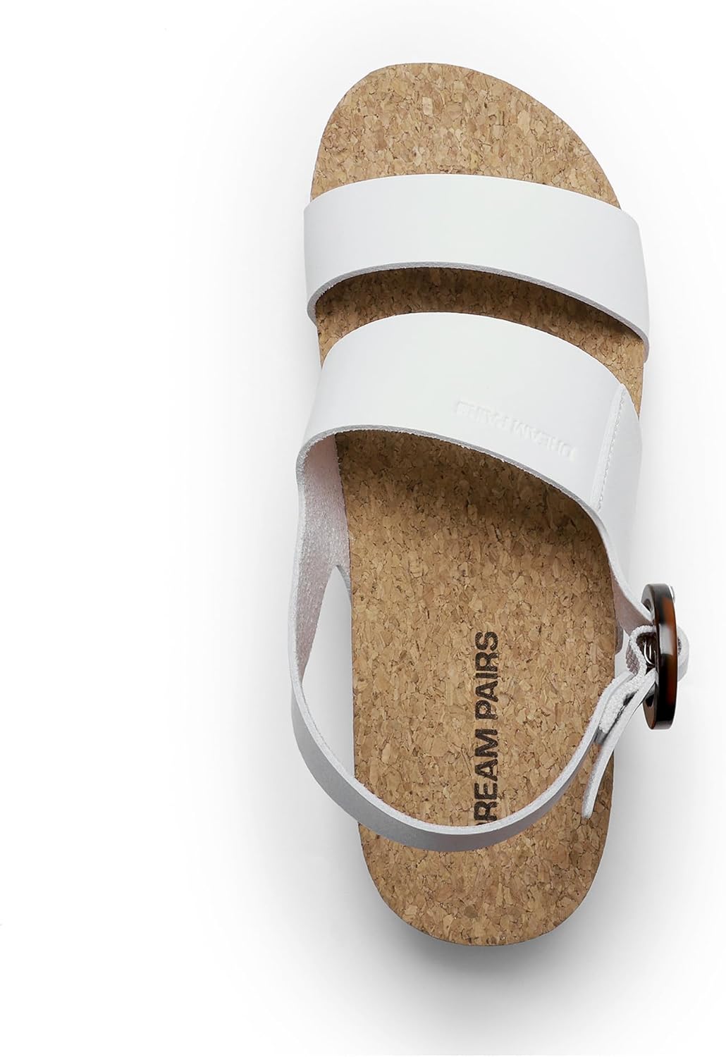 DREAM PAIRS Women's Orthopedic Arch Support Platform Sandals Comfortable Cork Insole Low Wedges Sandals Flatform Summer Dress Shoes Cute Buckle Wedges for Beach - Image 7