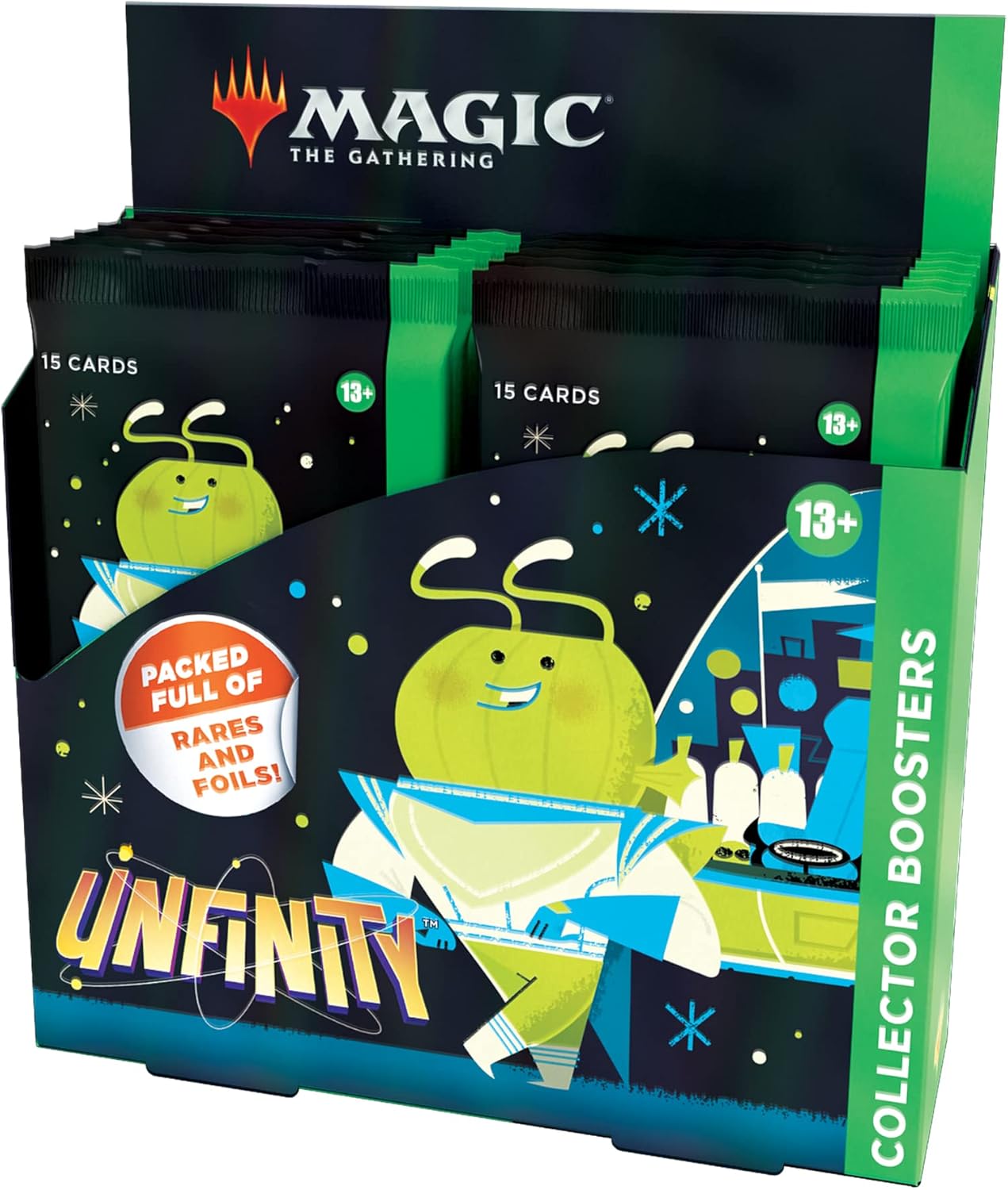 Wizards of the Coast Unfinity Collector Booster Box | 12 Packs + Box Topper (181 Magic Cards)