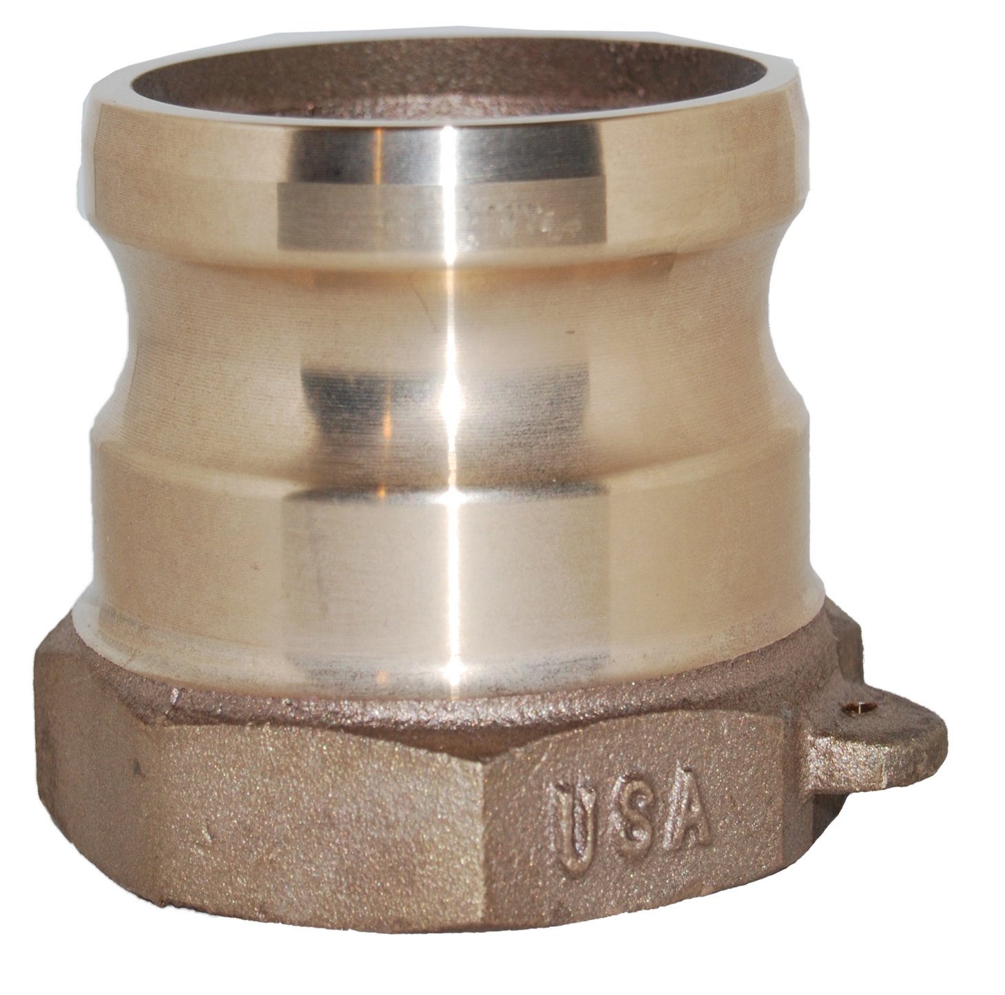 PT Coupling Basic Standard Series 30A Stainless Steel Cam and Groove Hose Fitting, A-Adapter, 3" Adapter x NPT Female