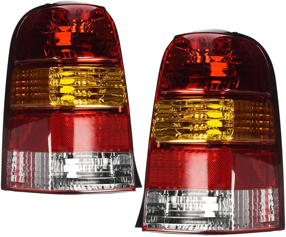 EPIC LIGHTING OE Style Replacement Rear Brake Tail Lights Assembly Compatible with Ford 2001-2007 Escape HEV Left Driver & Right Passenger Sides Pair