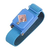 Vista 3 de MECCANIXITY Correa de muñeca antiestática, pulsera antiestática ESD ajustable inalámbrica con pulsera de repuesto para reparación de electrónica