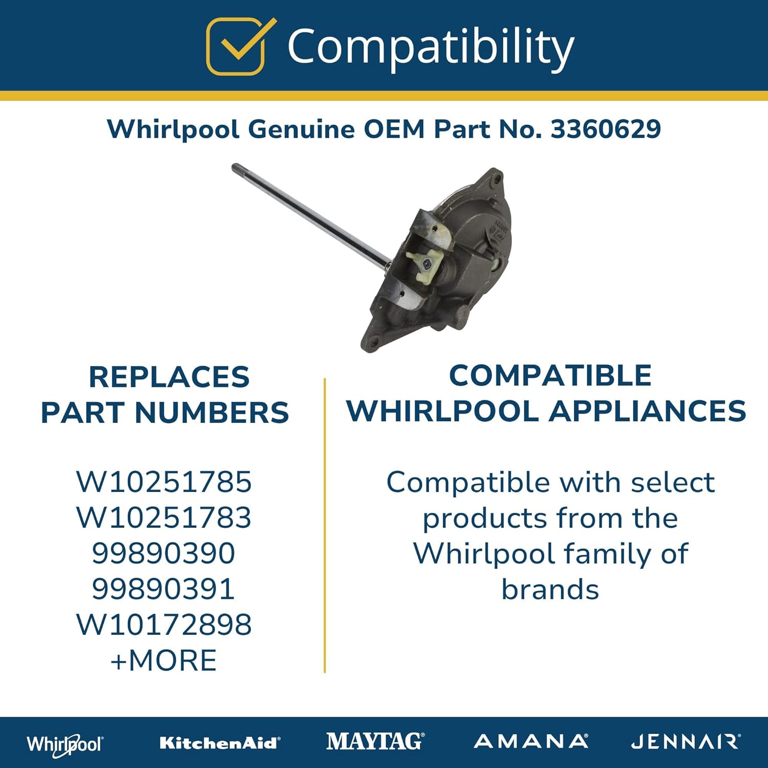 Whirlpool 3360629