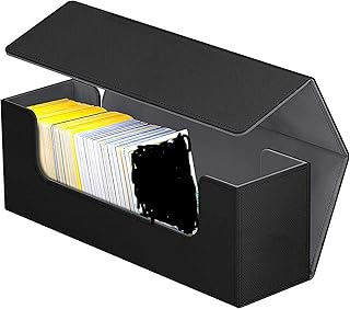 Deck Card Storage for 400+ Cards, Card Deck Case for Trading Cards Deck Trading Cards Box Holding Compatible with TCG Loader MTG Storage Box Baseball Play Cards Storage Box Card Deck Box Gaming Cards