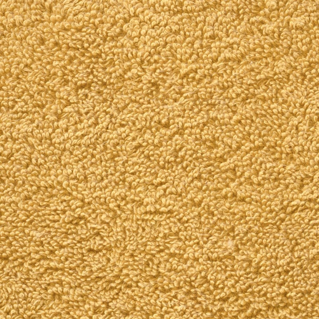 Home & Garden, Bettwäsche und Bettwäsche, Handtücher, Premium-Duschtücher, SOLUND 4 Stück, Gold, 70 x 140 cm, 600 g/m²