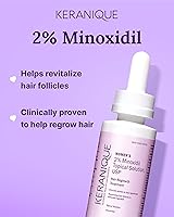 Vista 6 de Keranique Tratamiento para el crecimiento del cabello para mujeres, 2% de minoxidil para mujeres, crecimiento del cabello, fuerza y engrosamiento