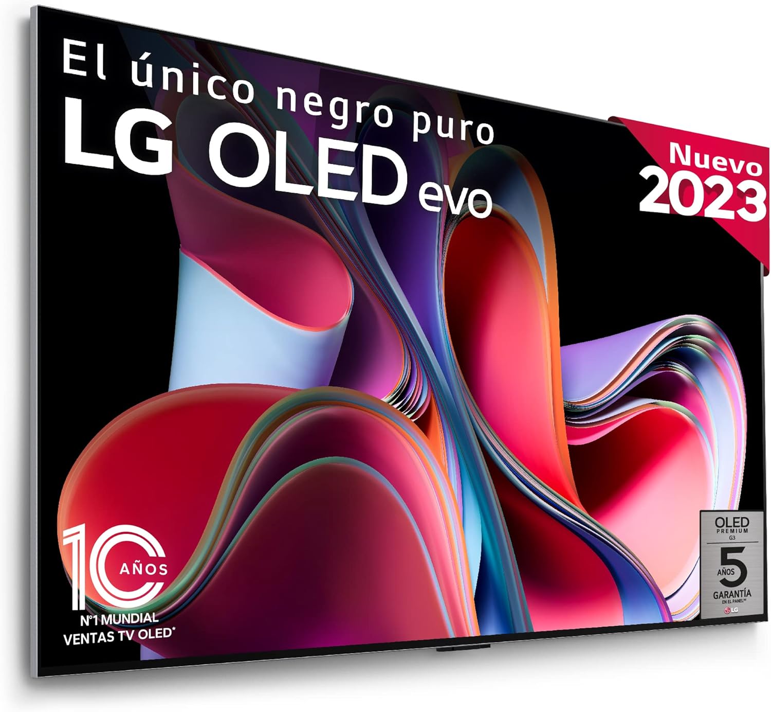 TV OLED Evo LG OLED65G3 164 cm 4K UHD Smart TV 2023 Noir et Argent